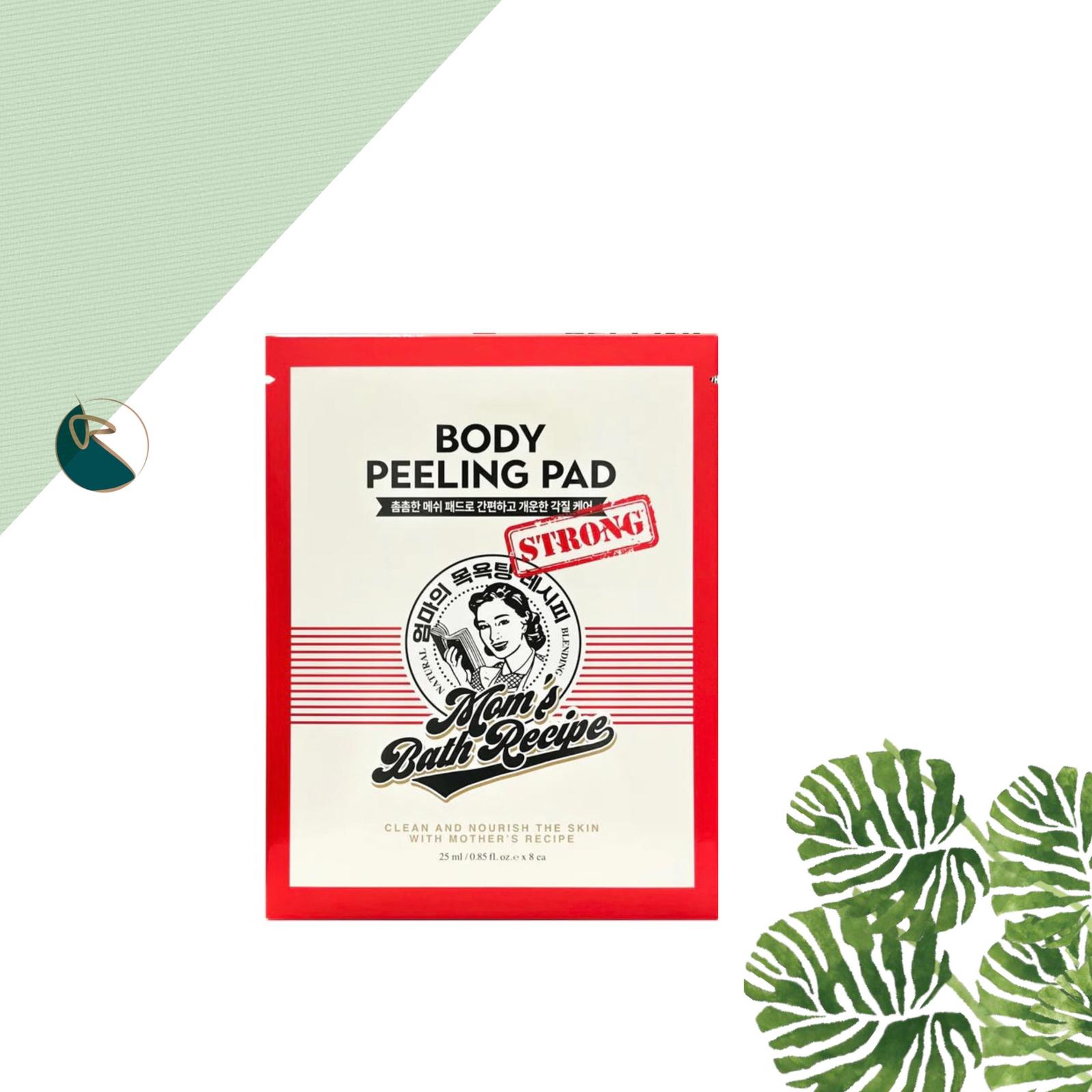 Mom's Bath Recipe BODY PEELING PAD Strong